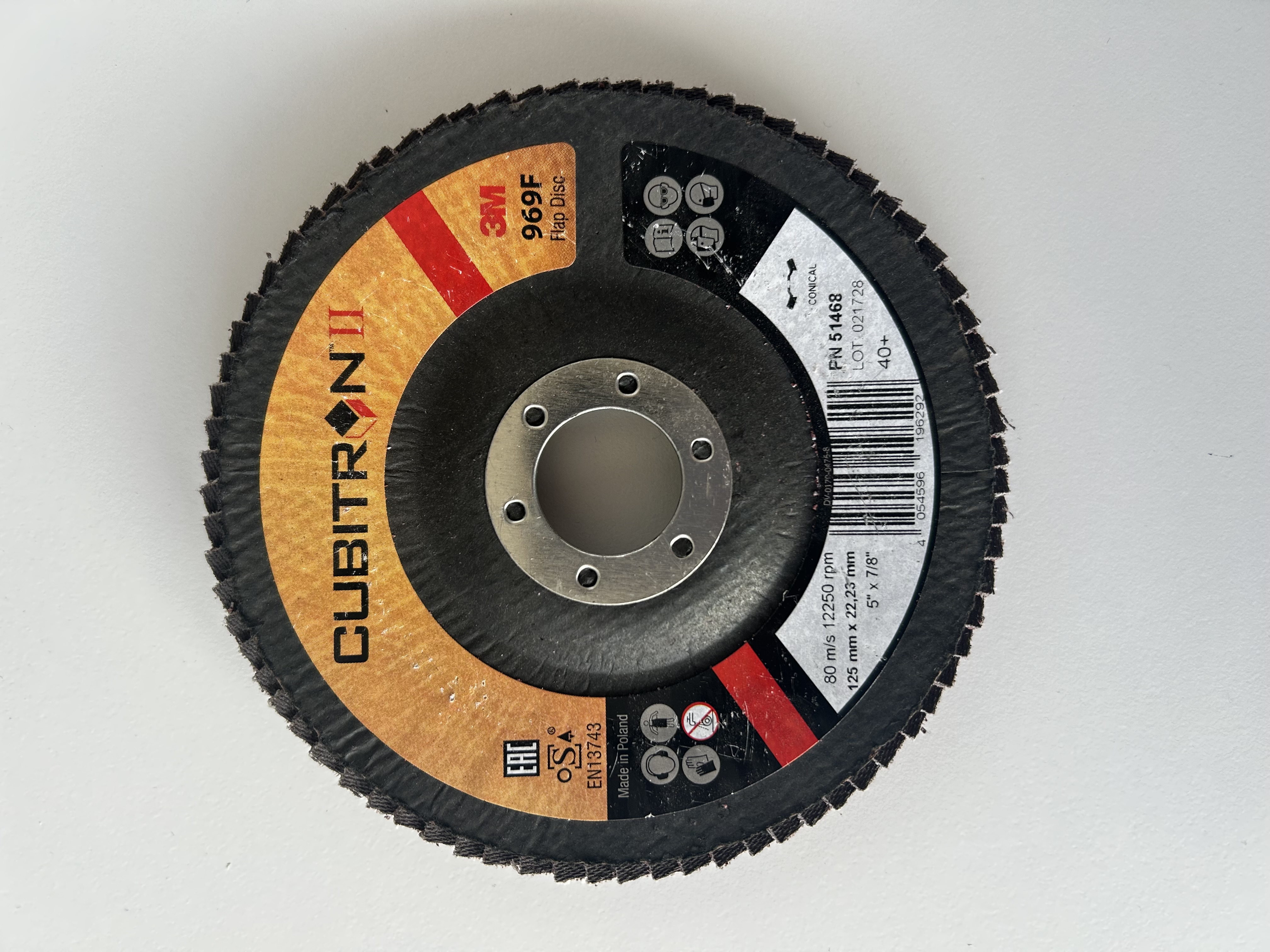 Fächerscheibe 3M™ Cubitron™ II Fächerscheibe 969F konisch, 10 Stück