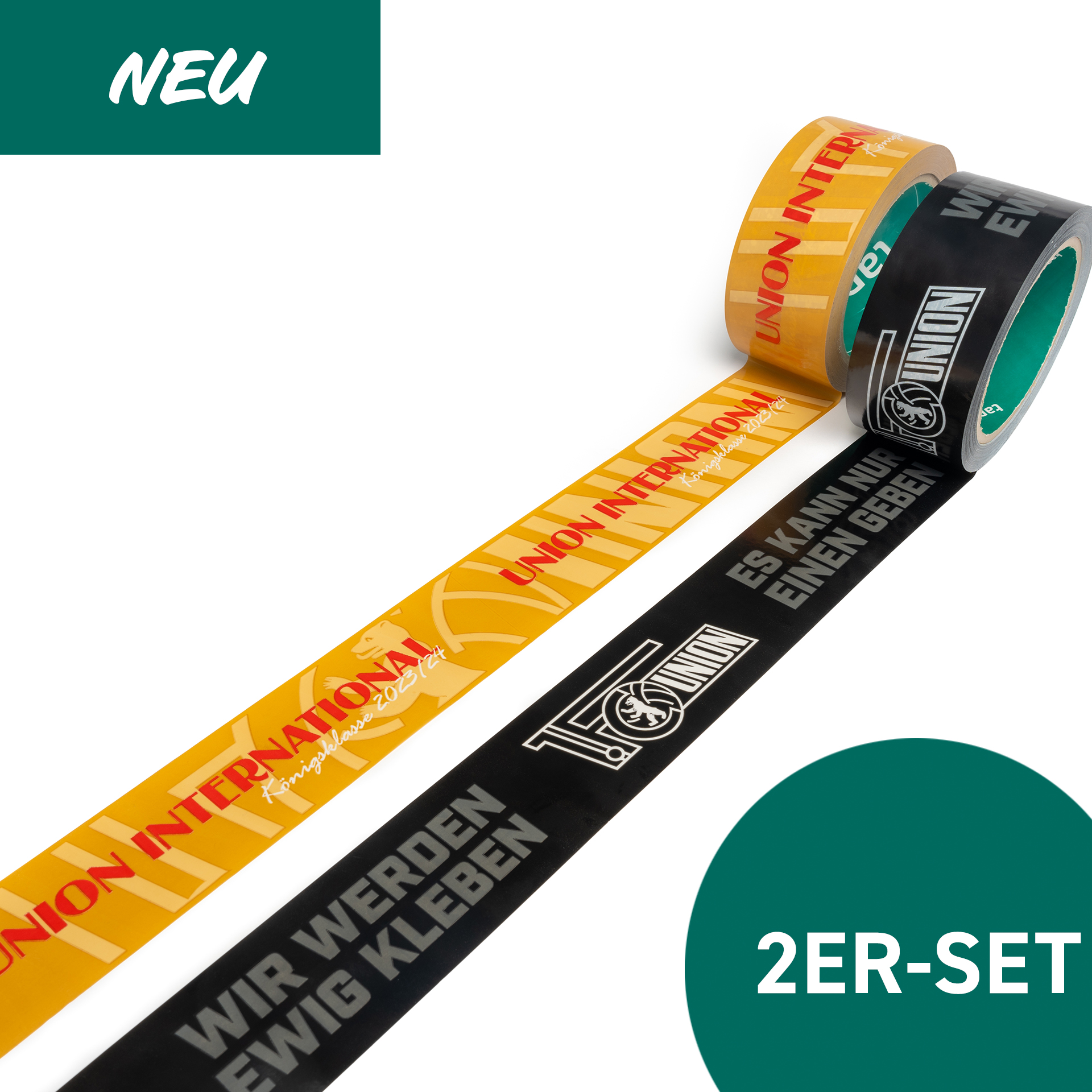 1. FC UNION Berlin Klebeband 2er-Set NEU Union International