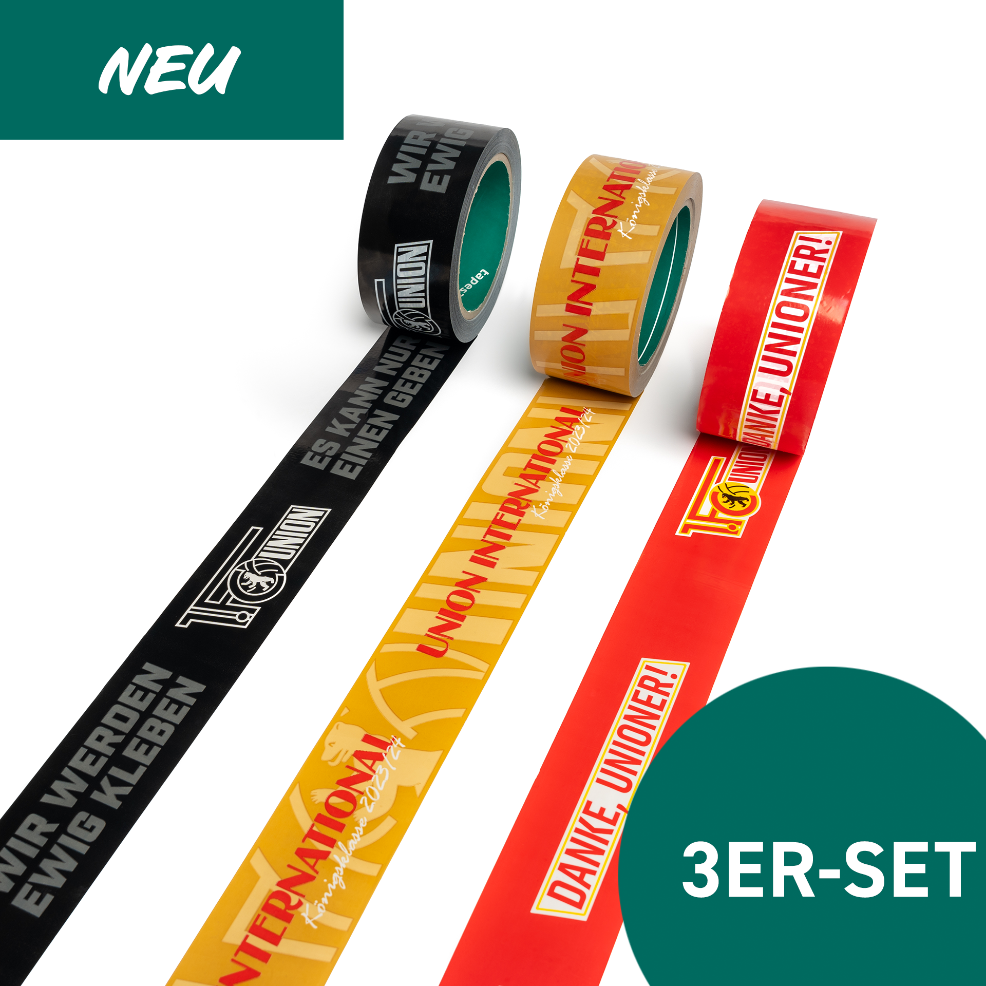 UNION INTERNATIONAL Klebeband 3er-Set