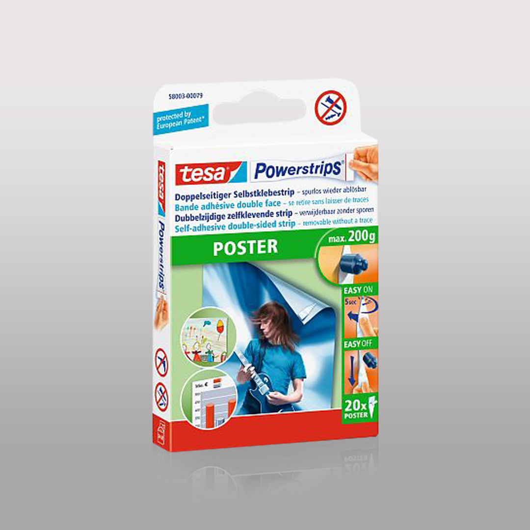 tesa Powerstrips 58003 Poster