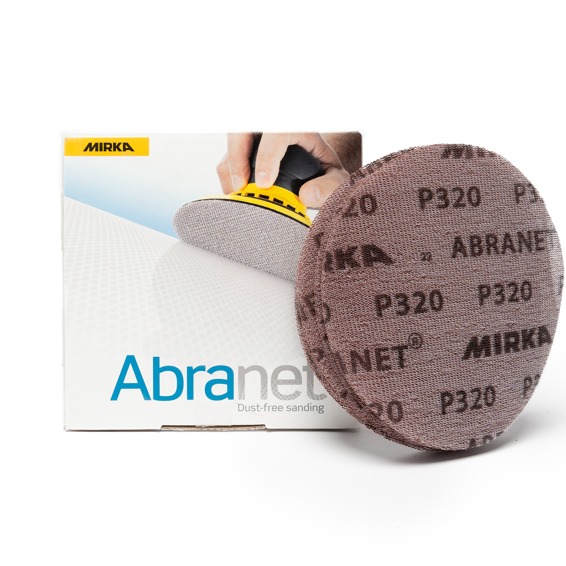Mirka Abranet netschuurstroken 80x230 mm klittenband/korrel P80 / 50 st/voor het schuren van hout, plamuur, lak, kunststof / 5417505080 Mirka Abranet netschuurstroken 80x230 mm klittenband/korrel P80 / 50 st/voor het schuren van hout, plamuur, lak, kunststof / 5417505080