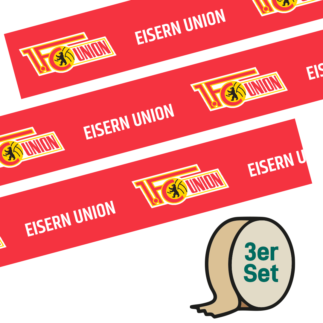 1. FC UNION Berlin Klebeband »EISERN UNION« 3er-Set