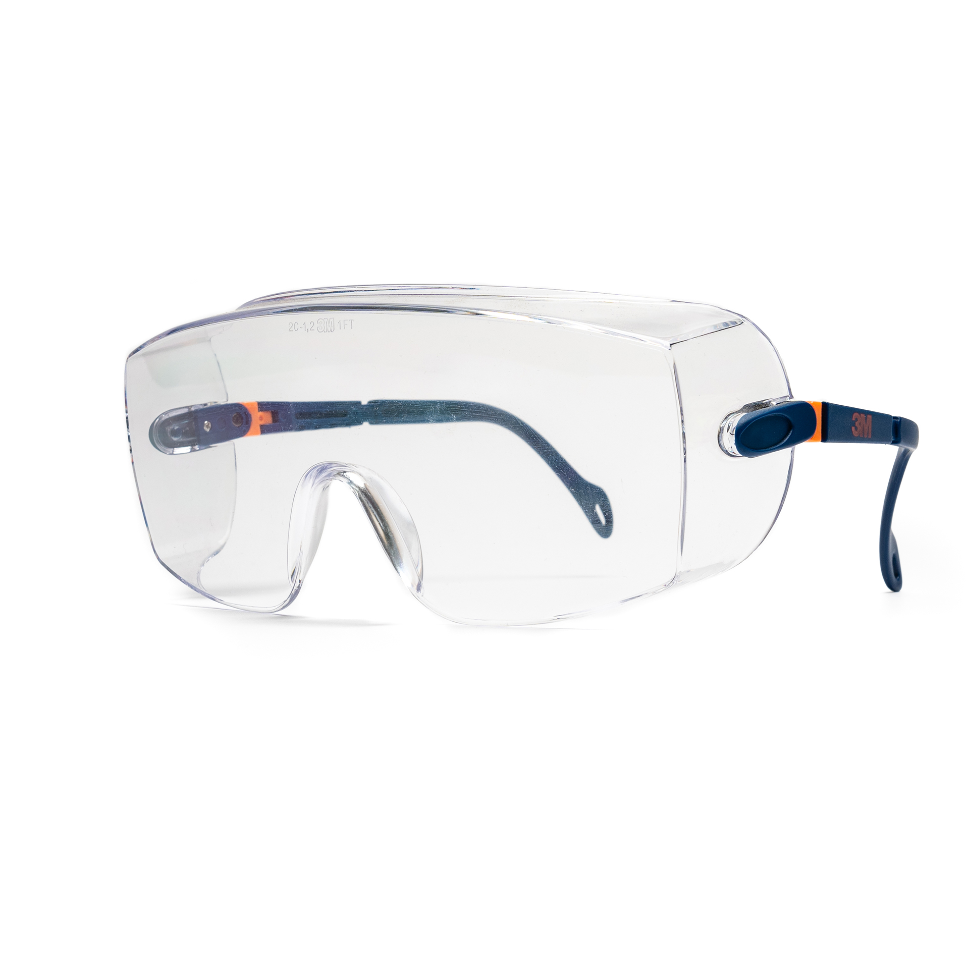 3M™ Überbrille Serie 2800, Antikratz-Beschichtung, transparente Scheibe