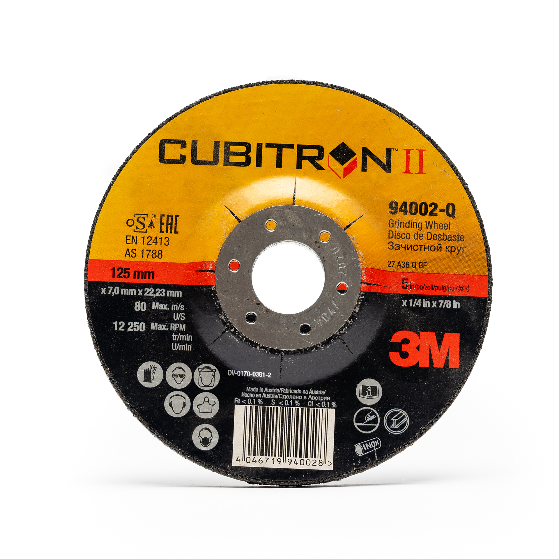 5er-Set 3M™ Cubitron™ II Schruppscheiben