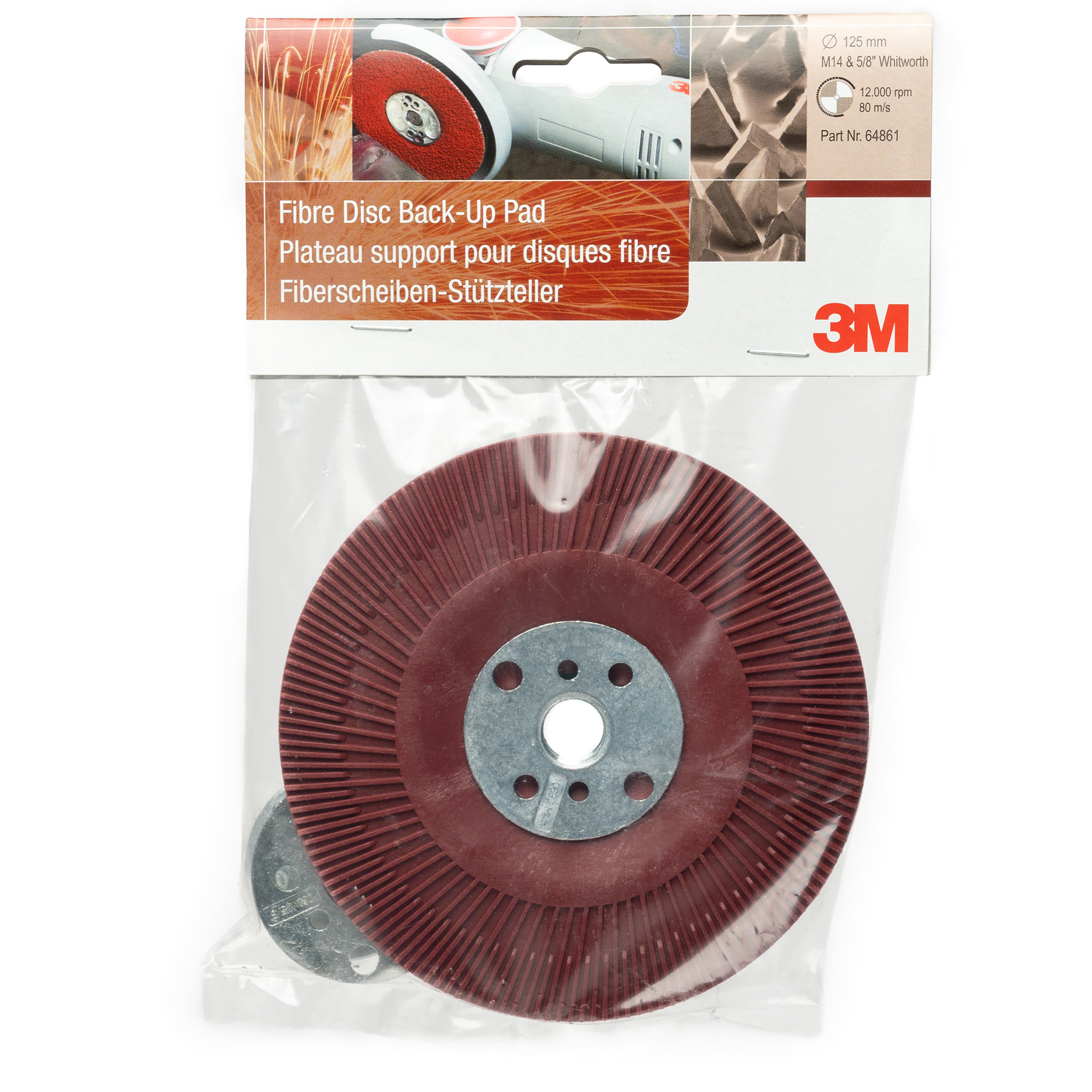 3M™ Cubitron™ II Fiber Stützteller gerippt