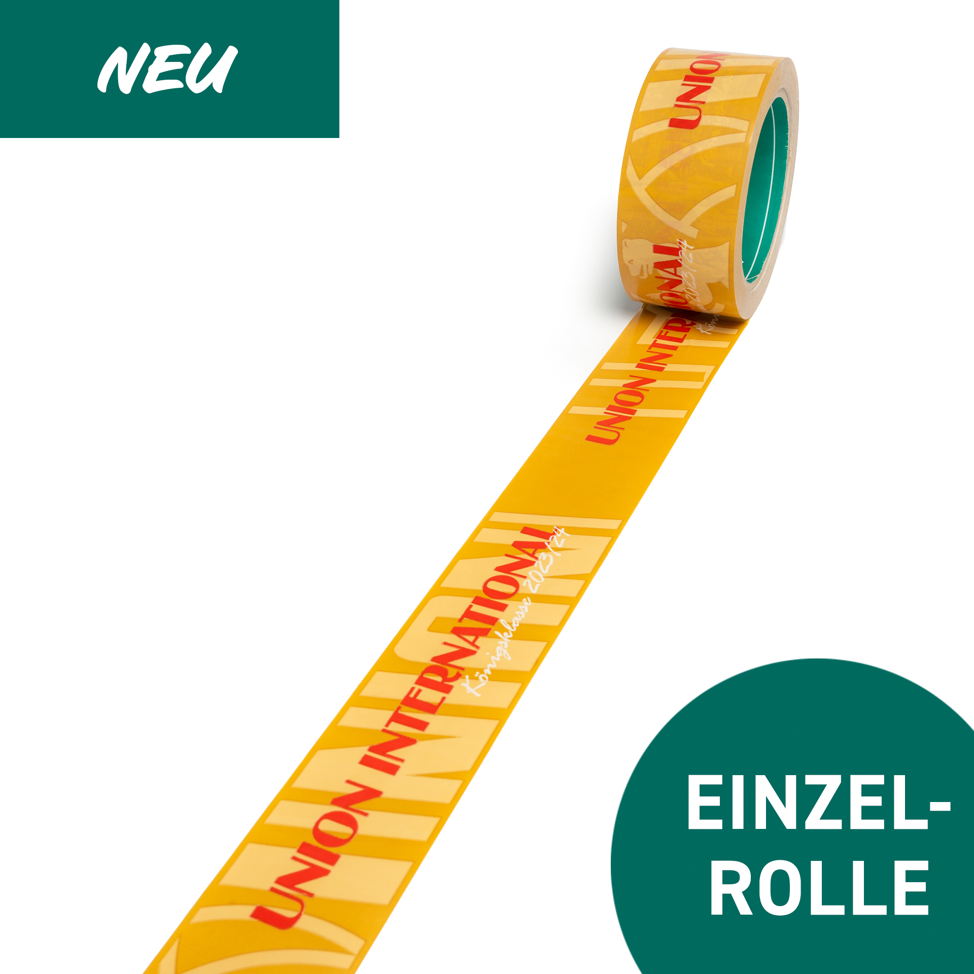 1. FC UNION Berlin Klebeband Einzelrolle `UNION INTERNATIONAL´